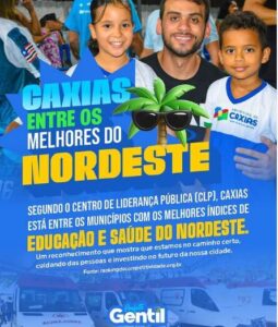 Caxias se destaca no Nordeste pela CLP pelo desempenho de excelência em educação e saúde…