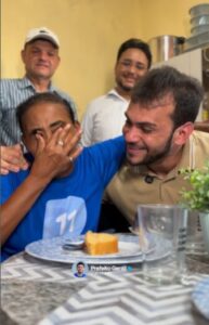 Caxias: Gentil Neto em um ato humanitário…