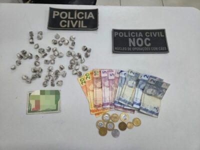 HOMEM É PRESO EM FLAGRANTE PELA POLÍCIA CIVIL POR TRÁFICO DE DROGAS EM TIMON