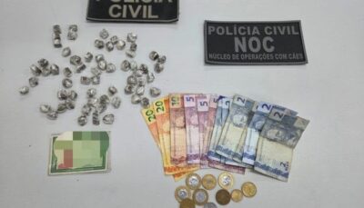 Homem é preso em flagrante pela Polícia Civil por tráfico de drogas em Timon