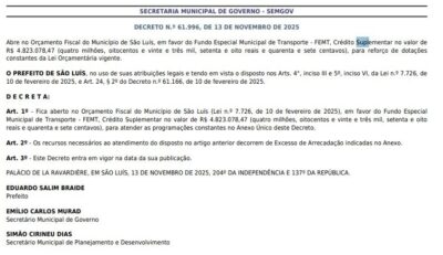 Braide suplementou orçamento da SMTT para pagar subsídio desde a quinta-feira (13)
