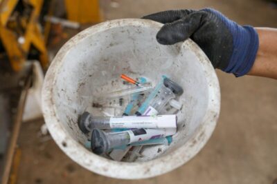 DF registra 1,3 tonelada de canetas emagrecedoras descartadas de forma irregular em lixo reciclável