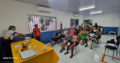 CRAS Tambaú promove oficina de reaproveitamento de alimentos com o grupo Vida Ativa