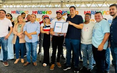 Prefeito Samuel Ribeiro e Orleans Brandão inauguram praça e anunciam mais obras em São Pedro da Água Branca