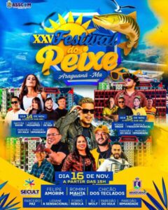 XXV Festival do Peixe promete agitar Araguãna com grandes atrações musicais