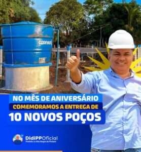 Alto Alegre do Pindaré comemora a entrega de 10 novos poços