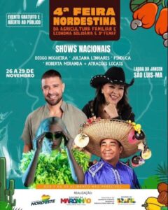 4ª Feira Nordestina da Agricultura Familiar terá grandes atrações nacionais em São Luís