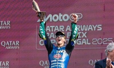 Diogo Moreira perto do título histórico na Moto2