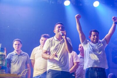 Prefeito Júnior do Posto reafirma apoio ao deputado Eric Costa em evento em Itaipava do Grajaú