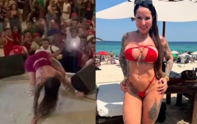 Elisa Sanches se pronuncia após dançar sem calcinha: ”Bebi um pouco a mais”