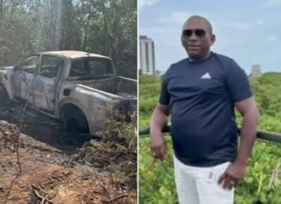 Corpo achado em carroceria de caminhonete incendiada na BR-230 é de empresário de Vitória do Mearim