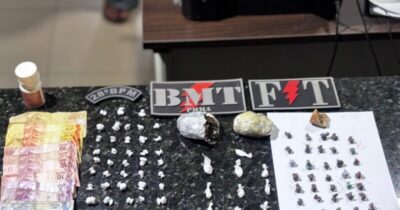 PM prende traficantes e apreende crack, maconha e cocaína em Vargem Grande