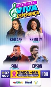 Festival Viva Esperança chega a Timon com uma grande noite de fé e solidariedade