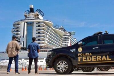 PF inicia migração de tripulantes de cruzeiros