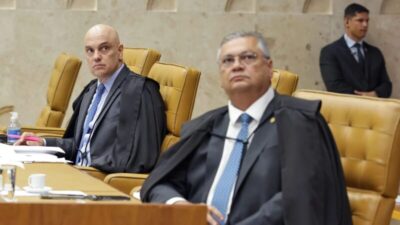 Flávio Dino e Moraes votam para tornar Eduardo Bolsonaro réu por coação