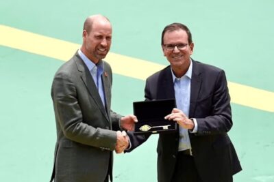 Príncipe William recebe as chaves do Rio de Janeiro e inicia agenda ambiental
