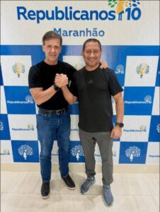 Aluísio Mendes fortalece diálogo com lideranças e recebe vereador Marquinhos para tratar de avanços para São Luís