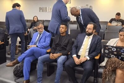 Bruno Henrique participa presencialmente de julgamento no STJD