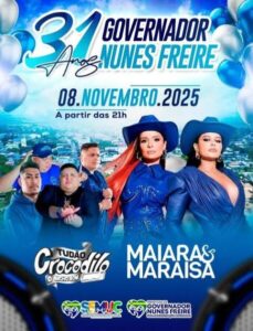 TJMA revoga decisão e libera show de Maiara & Maraisa em Governador Nunes Freire
