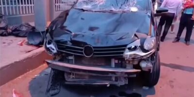 CARRO DESGOVERNADO ATROPELA OITO PESSOAS QUE SAIAM DE IGREJA EM IMPERATRIZ