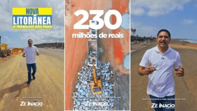 Zé Inácio destaca parceria entre Lula e Brandão nas obras da ‘Nova Litorânea’…
