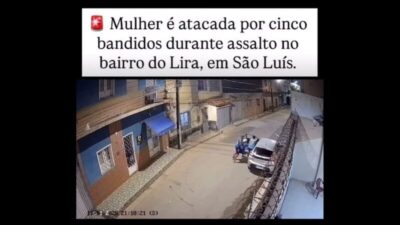 Mulher e criança vivem terror no Centro de São Luís; vítimas gritaram por socorro e bandidos fugiram