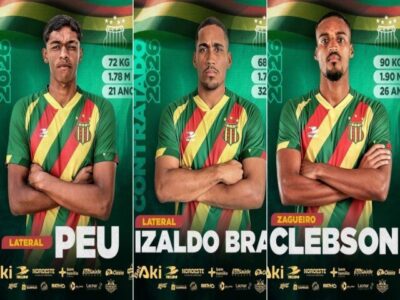 Sampaio Corrêa anuncia três novas contratações