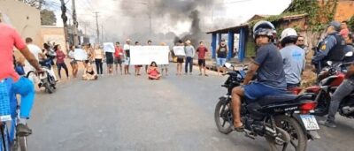 Protesto na MA-201 causa bloqueio, transtornos e congestionamento em Ribamar