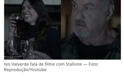 Filme com Stallone rende a Isis Valverde indicação a pior atriz do ano nos EUA