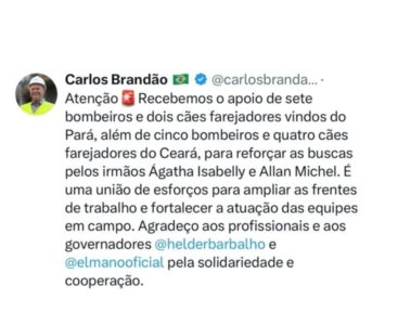 Buscas por crianças desaparecidas em Bacabal recebem reforço de forças de segurança do Pará e Ceará