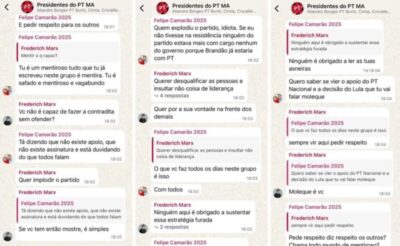 Vazam novos prints com xingamentos e ofensas de Camarão: “safado, mentiroso e vagabundo”