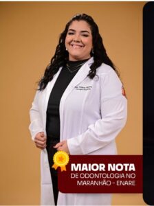 Aluna de Odontologia da Universidade Ceuma conquista maior nota do Maranhão no Exame Nacional de Residências (Enare)