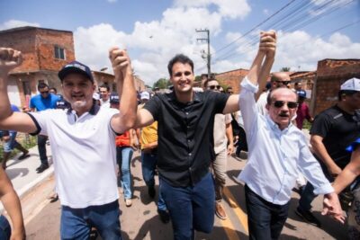 Dr. Julinho e Carlos Brandão inauguram Estrada de Santana e anunciam mais de 100 km de pavimentação para São José de Ribamar