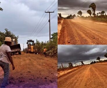 PREFEITO GILSON LIMA AUTORIZA RECUPERAÇÃO DA ESTRADA DO POVOADO BEM-POSTA EM PRESIDENTE SARNEY