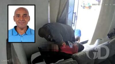 Vídeo – Câmera flagra professor e candidato a vereador pelo PSDB tentando matar a ex-companheira enforcada em Mato Grosso