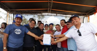 SEN. WEVERTON ASSINA ORDEM DE  SERVIÇO DO PROJETO DE IRRRIGAÇÃO DOS TABULEIROS DE SÃO BERNARDO E ACOMPANHA OBRAS DE INFRAESTRUTURA NO BAIXO PARNAIBA