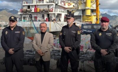 Espanha apreende quase 10 toneladas de cocaína em navio que saiu do Brasil