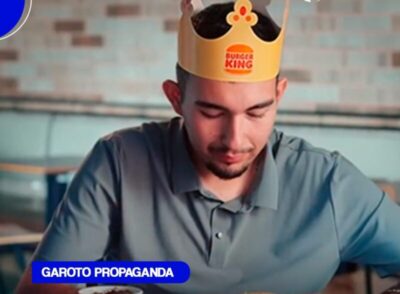 Jovem que foi abondonado no Pico Paraná é o novo garoto propaganda do Burger King