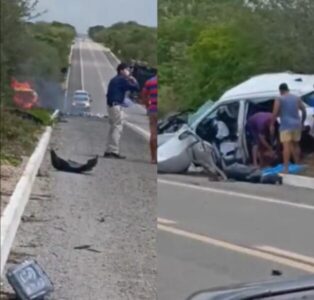 Acidente na BR-407 em Jaicós (PI) deixa três mortos após colisão entre carros