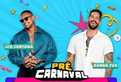 ​Léo Santana, Banda Eva e Bicho Terra incendeiam a programação de pré-carnaval neste fim de semana