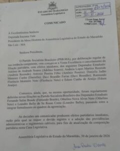 PSB desfilia sete deputados e filia outros três no Maranhão