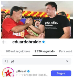 Dinistas acusam o golpe ao tratar de possível aliança entre Braide e o PT