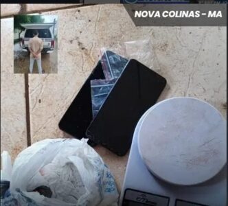 Nova Colinas: Mãe denuncia o filho traficante à polícia militar, que é preso com cocaína