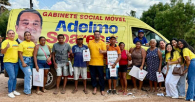 Adelmo Soares entrega mais de 500 óculos em ação do Mutirão de Saúde no interior do Maranhão
