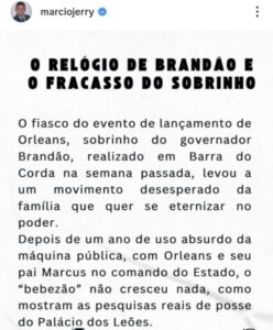 Movimentos de Brandão fazem dinistas entrarem em desespero