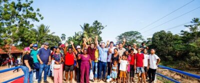 Em Palmeirândia, Governo Brandão entrega ponte de concreto, sistema de abastecimento d’água, veículos para a prefeitura e vistoria obras em andamento