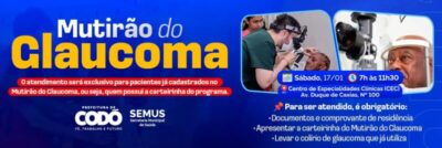 Prefeitura de Codó oferece atendimento oftalmológico gratuito por…