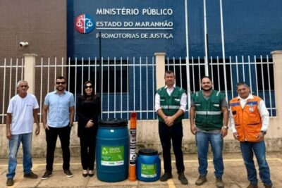 AÇAILÂNDIA – Sede das Promotorias recebe coletores para logística reversa