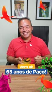 Tomando tacacá, Prefeito Fred Campos anuncia Show de Joelma e outras grandes atrações para os 65 anos de Paço do Lumiar