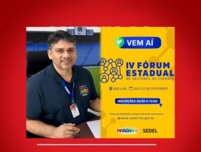 SEDEL ABRE INSCRIÇÕES PARA O IV FÓRUM ESTADUAL DE GESTORES DE ESPORTE